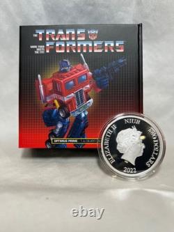 Pièce de collection Optimus Prime 1 oz en argent 2022 - New Zealand Mint