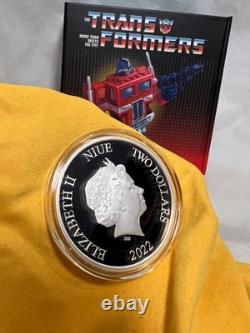 Pièce de collection Optimus Prime 1 oz en argent 2022 - New Zealand Mint
