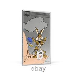 Pièce de collection argent proof de 5 grammes Agoro Niue 2026 Looney Tunes Acme TNT Plunger Chase