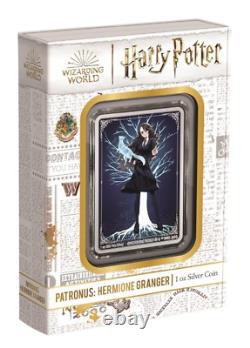 Pièce de collection en argent Harry Potter Patronus Hermione 2014 Niue 1oz