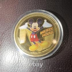 Pièce de collection multicolore Mickey Mouse 1 oz en argent 999 de Nouvelle-Zélande 2021