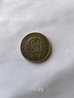 Pièce de monnaie de 1/2 couronne en argent ancienne du Roi George VI du Royaume-Uni de Nouvelle-Zélande de 1942.