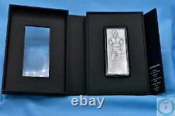 Pièce de monnaie de preuve antique en argent de 1 once Hans Solo en carbonite de 2 dollars de Niue 2022