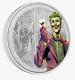 Pièce De Monnaie De Preuve En Argent Colorisé De 1 Once The Joker 2023 Niue Dc Villains
