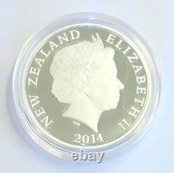Pièce de monnaie en argent 2014 de Nouvelle-Zélande - Art maori : Papatuanuku et Ranginui