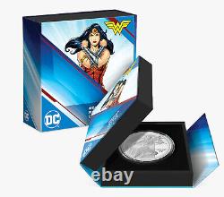Pièce de monnaie en argent de 1 once DC Comics Wonder Woman Classic Proof Niue 2023