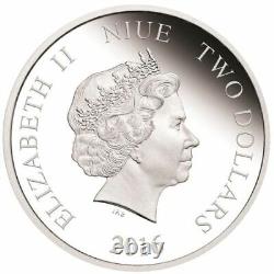 Pièce de monnaie en argent de 1 once à l'effigie de la Princesse Tiana de Disney, édition limitée Nouvelle-Zélande 2016.