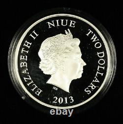 Pièce de monnaie en argent fin 99,99% 1oz argent Niue 2013 New Zealand Mint Requin marteau.