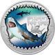 Pièce De Monnaie En Argent Pur 9999 Tiger Shark 1oz 2023 Tuvalu Australie Épreuve 2500 Exemplaires