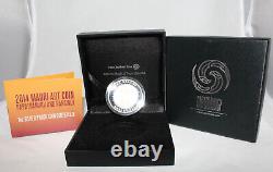 Pièce de monnaie plaquée or de 1 once d'argent 999 de Nouvelle-Zélande de 2014 « Papatuanuku Ranginui » $1, preuve