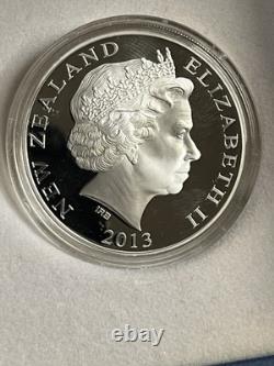 Pièce en argent 1 oz 2013 Reine E II 60e anniversaire du couronnement Nouvelle-Zélande