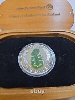 Pièce en argent Proof de 1 oz de Nouvelle-Zélande 2010 Heitki avec boîte et certificat d'authenticité