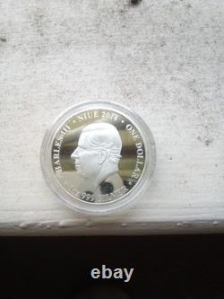 Pièce en argent de 1 oz 2022 Proof Mars de Phobos. Argent fin 39. Très limitée