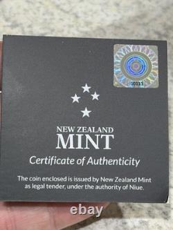 Pièce en argent de 1 oz Cara Dune The Mandalorian Star Wars Niue 2021