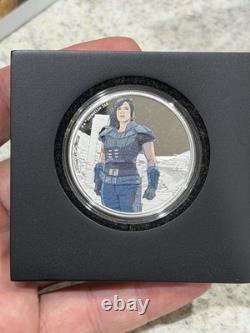 Pièce en argent de 1 oz Cara Dune The Mandalorian Star Wars Niue 2021