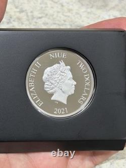 Pièce en argent de 1 oz Cara Dune The Mandalorian Star Wars Niue 2021