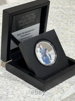 Pièce en argent de 1 oz Cara Dune The Mandalorian Star Wars Niue 2021