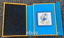 Pièce en argent de 1 oz en forme de Donald Duck rare ! 2021 Disney Mickey et ses amis Niue