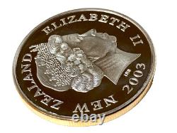 Pièce en argent épreuve de Nouvelle-Zélande 2003 - Le Seigneur des Anneaux LIVRAISON GRATUITE