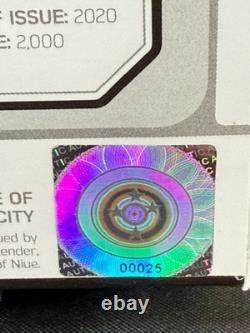 Pièce en argent fin de 1 oz Chibi Darth Vader Niue 2020 Monnaie de Nouvelle-Zélande #25/2000