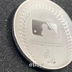 Pièce ronde en argent fin 999 de 1 oz des Yankees MLB de la New Zealand Mint 2025