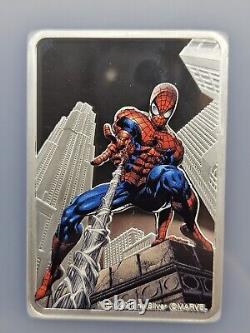 Première Édition de la Pièce en Argent 1 Oz Spider-man de Marvel Comics NGC PF70 Ultra Caméo