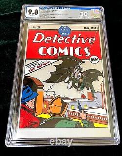 Première Sortie 2018 DC Detective Comics #27 Cgc 9.8 Mint Silver Foil Batman
