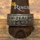 Rare 50 % Argent Nouvelle-z&eacute;lande Demi-couronne Bague En Pi&egrave;ce Tailles 5-12 Fait Main Aux &Eacute;tats-unis Oc&eacute;anie
