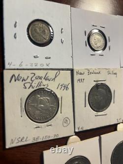 SUPER ! Lot de pièces en argent de Nouvelle-Zélande - Monnaies étrangères du monde - Argent fractionnaire