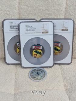 SUPERMAN ! Nouvelle-Zélande Mint Action Comics n° 1 2022 1 oz. 999 PF70 Ultra Cameo Coin