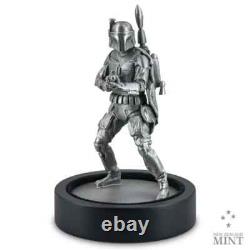 Série 1 de la Monnaie de Nouvelle-Zélande 2021 Miniature 3D de Boba Fett en argent de 150 grammes