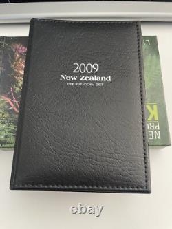 Set de pièces en argent épreuve 2009 de Nouvelle-Zélande Kakapo