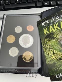 Set de pièces en argent épreuve 2009 de Nouvelle-Zélande Kakapo