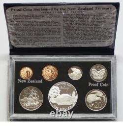 Set de pièces en argent épreuve de la Nouvelle-Zélande 1977 - Waitangi
