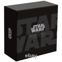 Snowspeeder Star Wars pièce en argent de 3 oz 2023 Niue