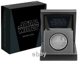 Star Wars Death Star 2020 1 Oz. Silver Coin Présent / Cadeau