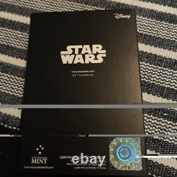 Star Wars Scarif Stormtrooper pièce d’argent 1 oz 999 New Zealand Mint Niue COA