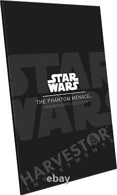 Star Wars The Phantom Menace Premium Silver Foil Cgc 10 Mint Première Version