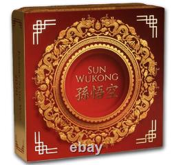 Sun Wukong Journey Au Nice 2oz Silver Coin Ngc 70 Premières Communiquations