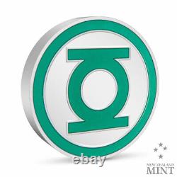 Symbole de Green Lantern de DC Comics Monnaie en argent d'une once 2021 Niue Ngc Pf70 Première sortie