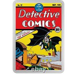Warner Comix Detective Comics #27 Pièce d'argent 2oz 2023 Niue $5 NGC 70 FR